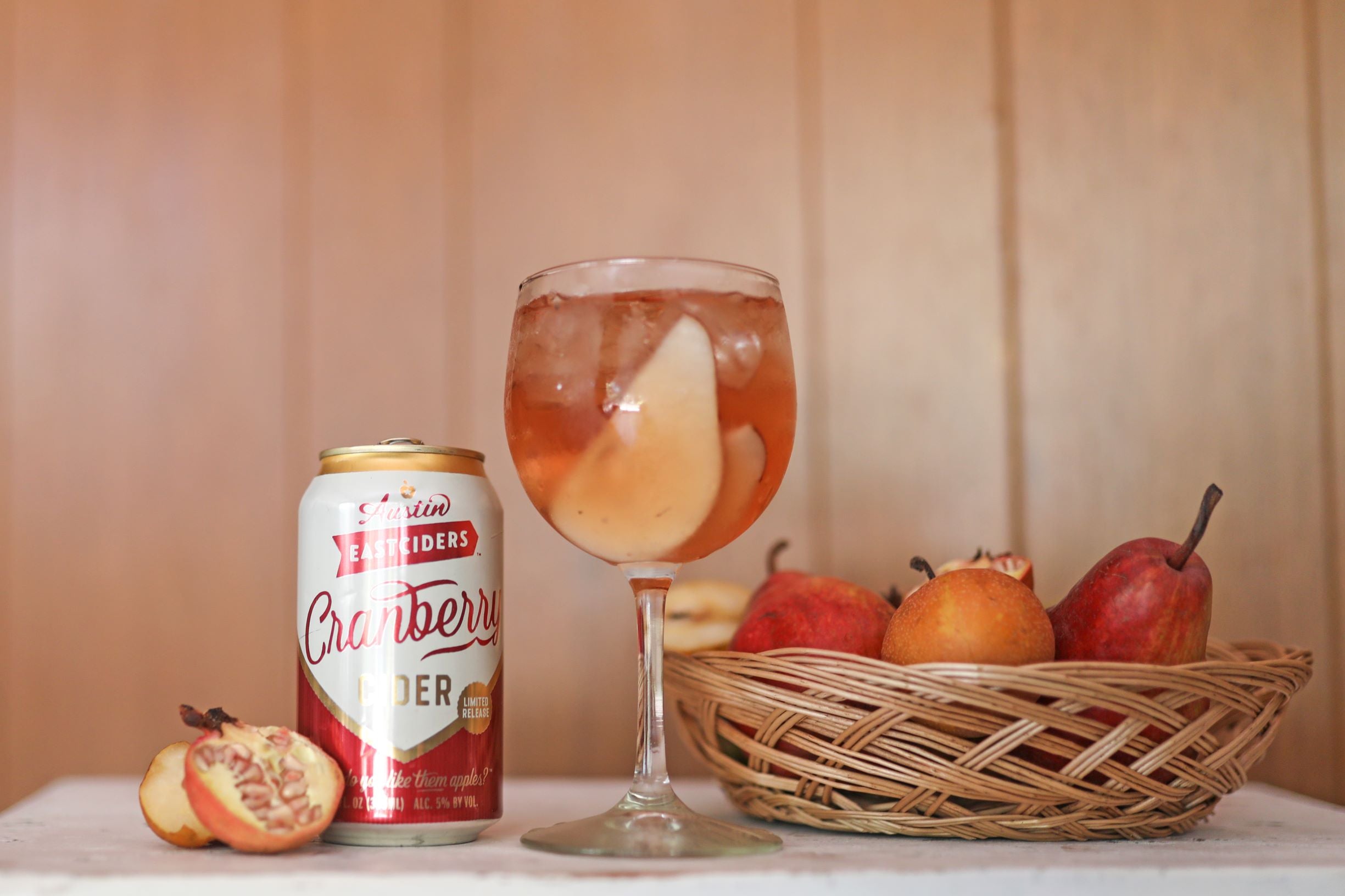 Cranberry Pomegranate & Pear Fizz