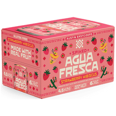 Spiked Agua Fresca - Strawberry Hibiscus