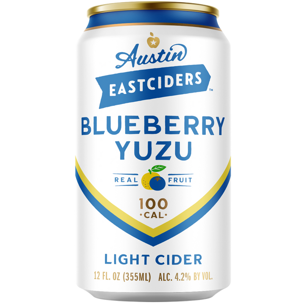 Blueberry Yuzu Light Cider Austin Eastciders