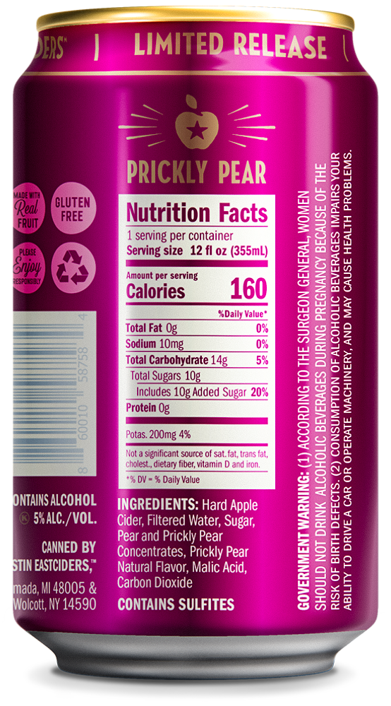 Austin Eastciders Prickly Pear Cider-2