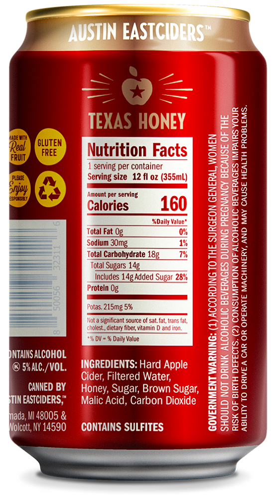 Austin Eastciders Texas Honey Cider-2