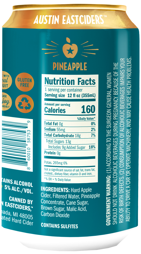 Austin Eastciders Pineapple Cider-2