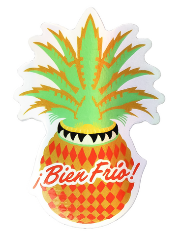 Holographic Rico Tepache Pineapple Sticker