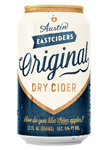 Transparent image of the front of a can of Eastciders Original Dry