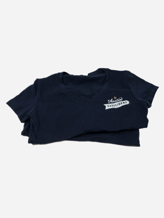 Austin Eastciders Women's Logo VNeck TShirt
